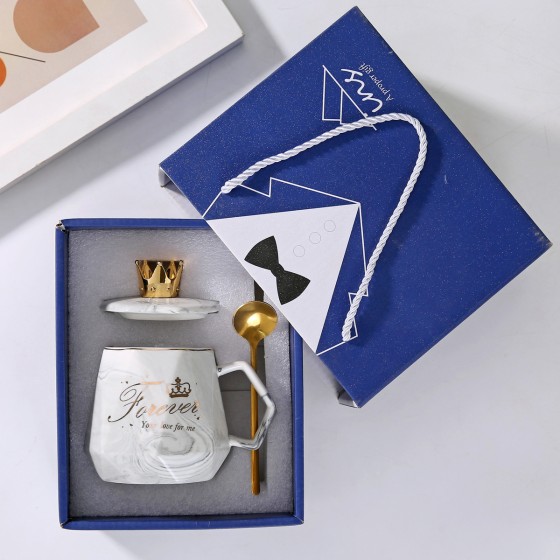 Marble Ceramic Cup Creative Mug Insulated Gift